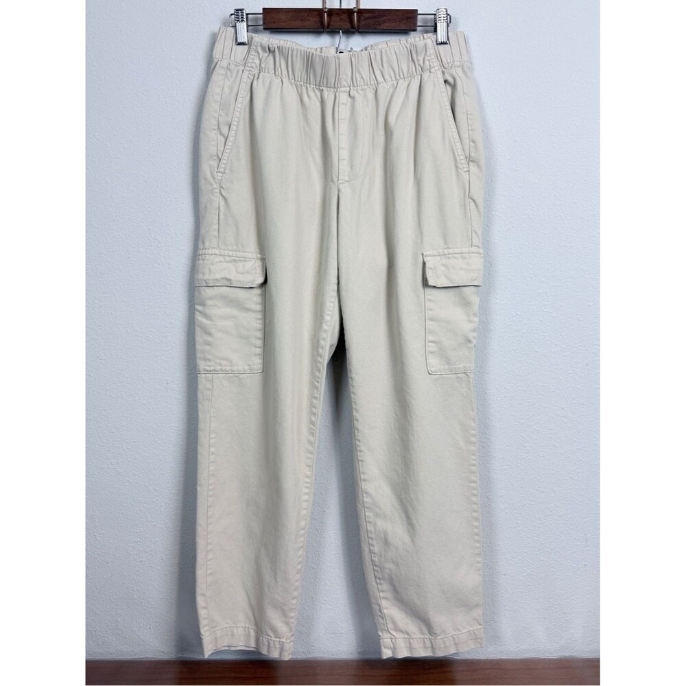 GAP Beige Cargo Pants with Elastic Waistband M